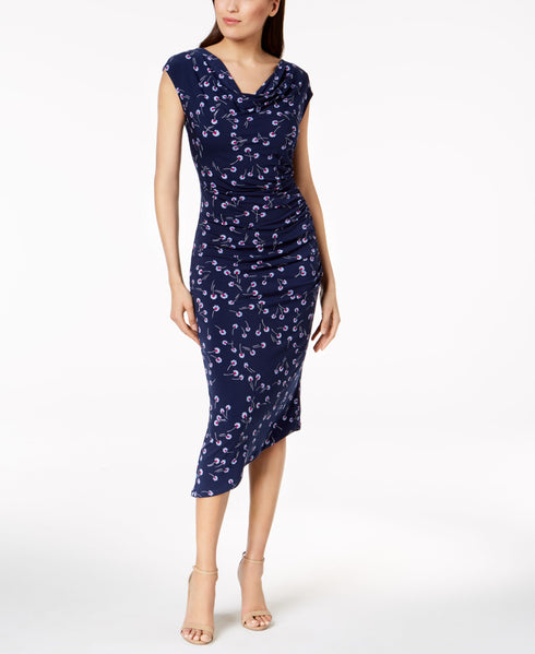 Asymmetrical Midi Dress